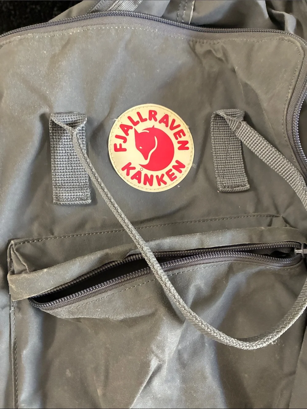 FJALLRAVEN Large kanken 18” Gray Backpack
